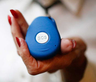 SafeGuardian CareCaller Senior SOS Medical Alarm Help + Fall Alert Pendant
