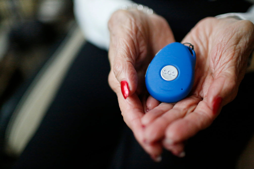 CareCaller™ Ensures Family is Just a Button Press Away - SafeGuardian CareGiver Call Buttons,  Senior Help Alert Panic Buttons, Medical Alarms, Senior SOS Smartwatches + Free Fall Detection. 