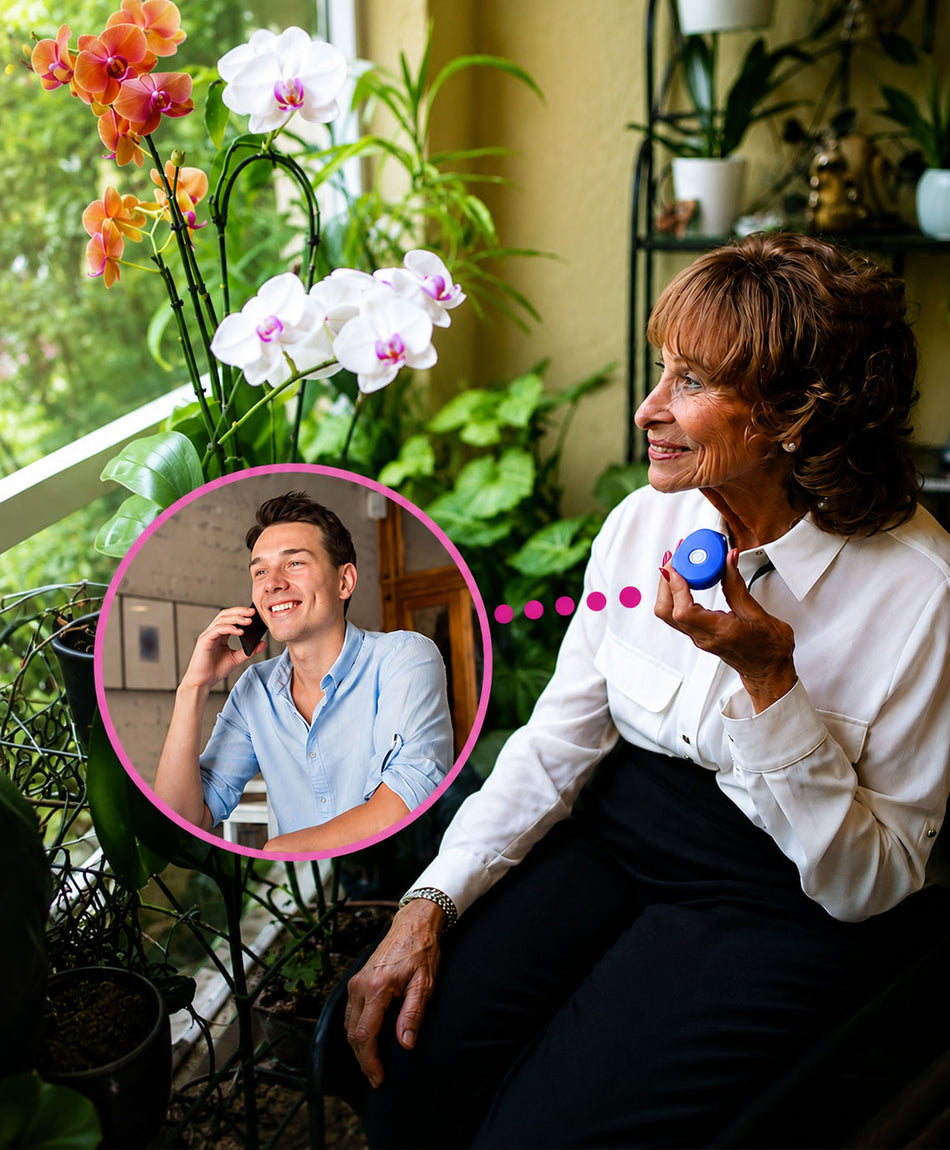 CareCaller personal medical help alert system that calls family and caregivers first.