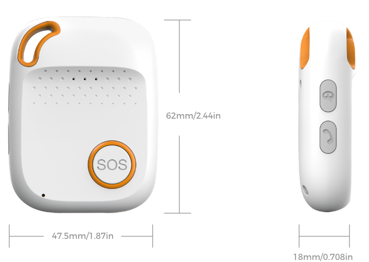 GuardianAngel™ SOS Help Alert Button + GPS Locator For Children & Teens - SafeGuardian CareGiver Call Buttons, Senior Help Alert Panic Buttons, Medical Alarms, Senior SOS Smartwatches + Free Fall Detection.