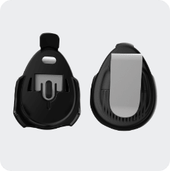 Optional Belt & Clothing Clip - SafeGuardian CareGiver Call Buttons, Senior Help Alert Panic Buttons, Medical Alarms, Senior SOS Smartwatches + Free Fall Detection.