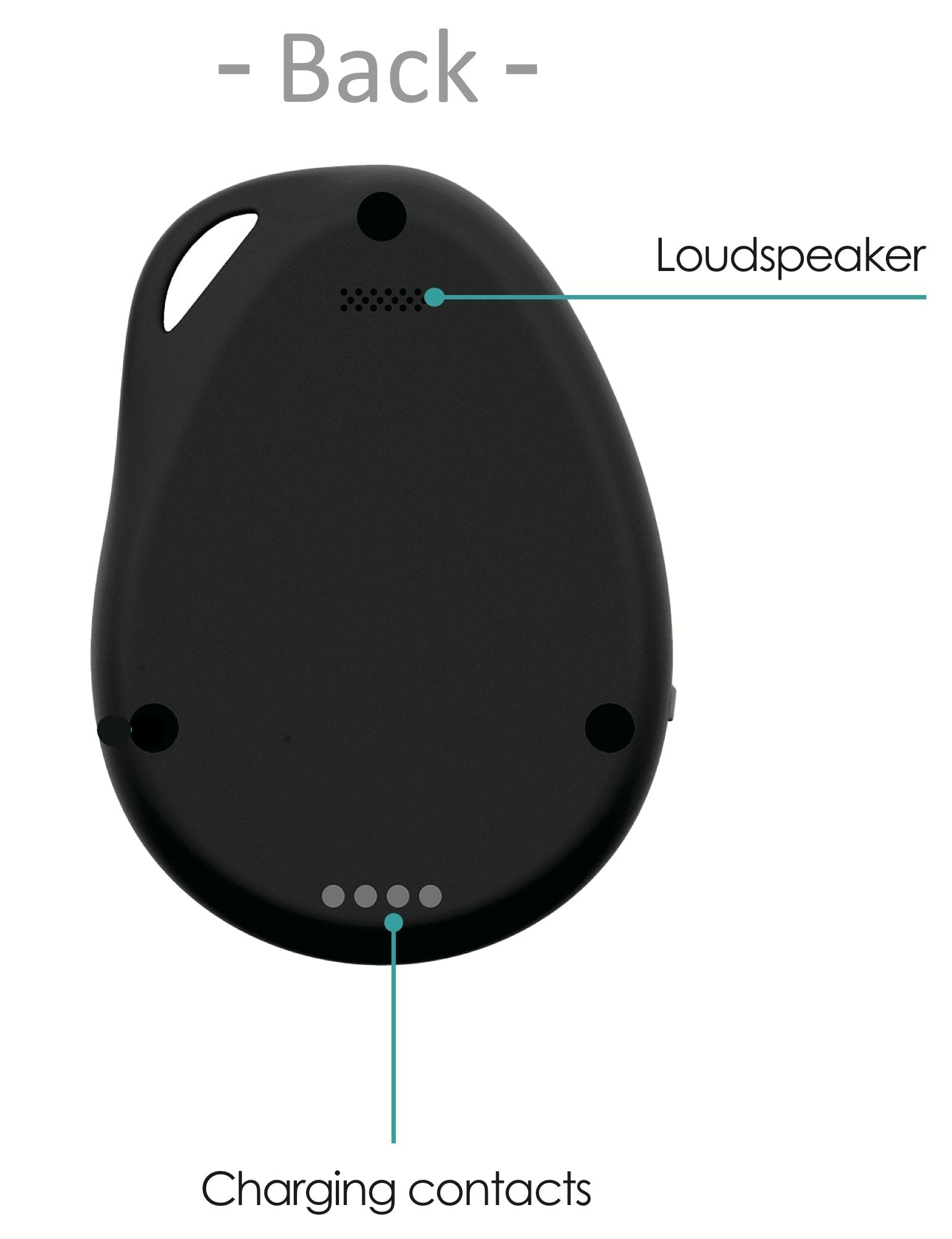 SafeGuardian™ Professional SOS Senior Medical Alarm + Free Fall Alerts By Text Message. Loud Speaker and Drop In Charging.