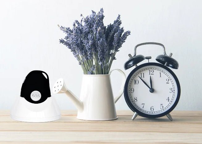 SafeGuardian™ Professional SOS Senior Medical Alarm + Fall Alerts. Includes Free Convenient Tabletop Charger.