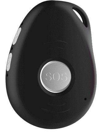 Wearable CareCaller™ 911 SOS Senior Medical Alarm + Fall Alert Pendant. Immediately Contact Local 911 For Emergency Response.